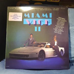 Miami Vice II Televsion Series Soundtrack 1986 Vinyl Record Promo